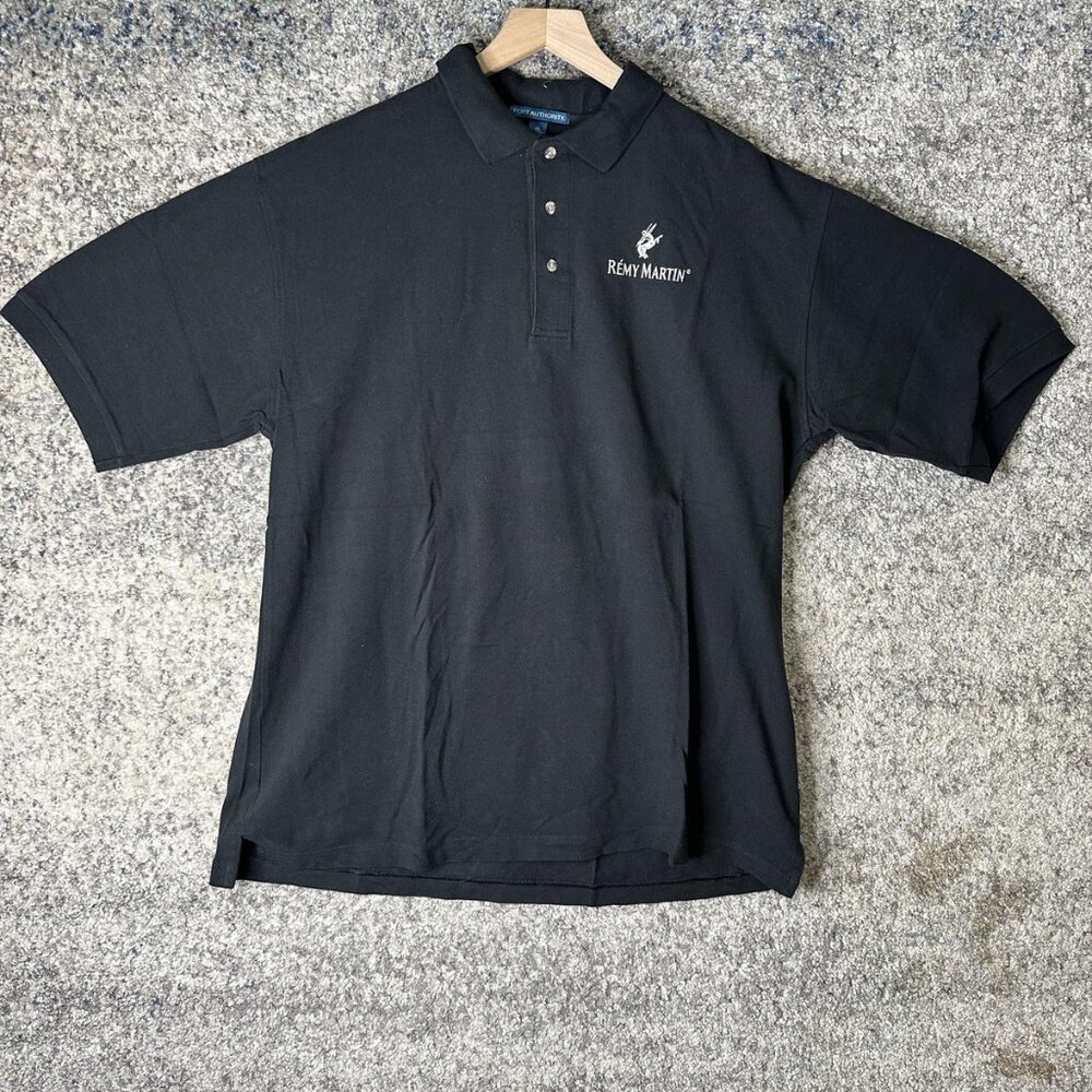 Remy Martin Polo Shirt Mens Extra Large Black‎ Embroidered Logo Port Authority